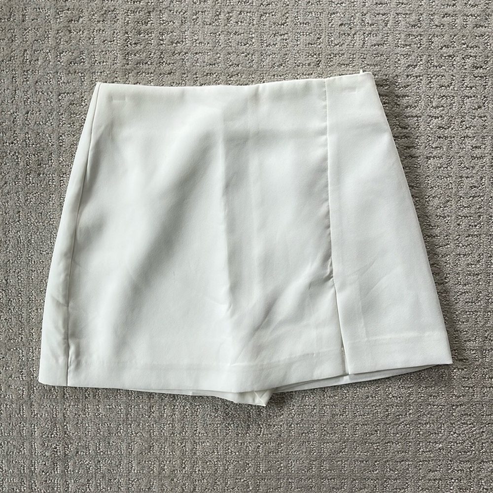 White Mini Skirt